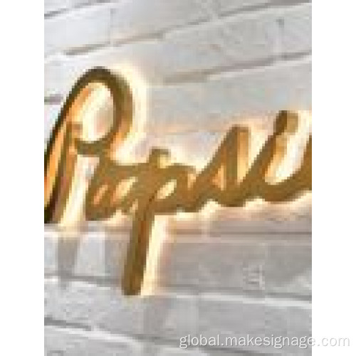 Custom Backlit Letters Backlit Led Letter Sign Manufactory